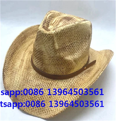Kovbojský klobouk ženy Vintage western copánkový dekor