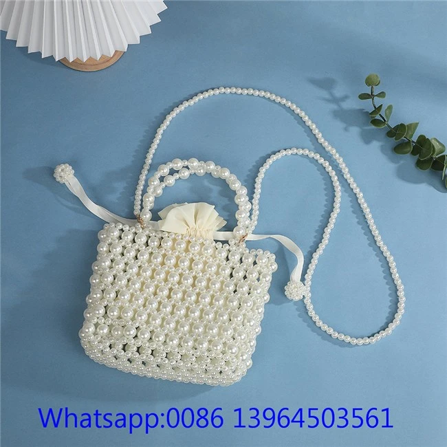 Crossboday Pearl Beaded Bag