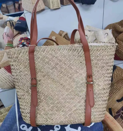 Dlouhý PO zpracovává slámový elegantní taška