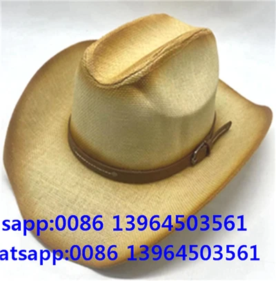 Slaměná sluneční clona rybářský klobouk Fedora