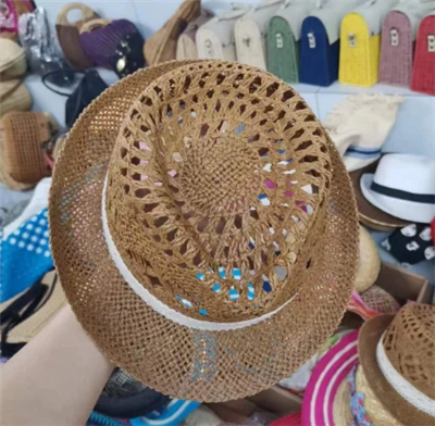Prodyšná papírová dutá letní čepice