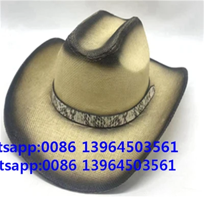 Black Spray Pánská čepice Fedora Cowboy Retro Cap