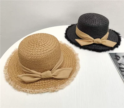 Bowknot papír ručně vyráběný plážový sluneční klobouk