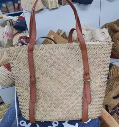 Dlouhý PO zpracovává slámový elegantní taška